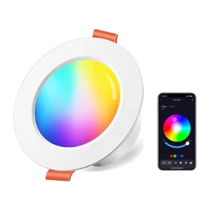 Commercial and Household Smart RGB LED Recessed Downlight with LED Panel