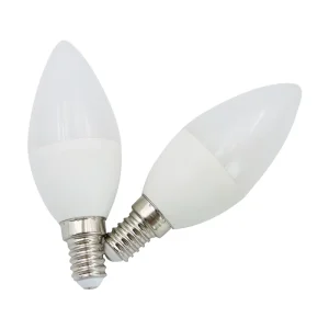 Constant Current Wide Voltage 3W/5W/8W C37 Dimmable LED Bulb 90 lm/W 25000 Hours Ra80 3000K/4000K/6500K