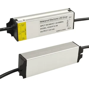 Constant Voltage 12V 4A 48W 60W 120W 600W IP67 Waterproof Switching Power Supply LED Driver