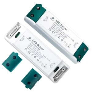 Constant Voltage 50W 60W 12V 24V DC 5A Slim LED Driver with 2-Port Case