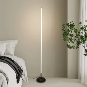 Contemporary Aluminum LED Floor Lamp for Living Room Bedroom Garden Use Waterproof Dimmable