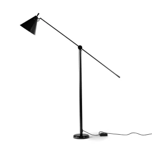 Contemporary Modern Nordic Floor Lamp E27 Base Iron Body Metal Shade Adjustable Height Dimmable High Brightness Cold White Ra90