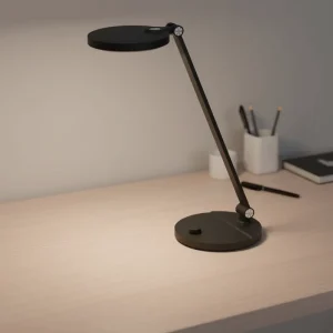 Contemporary Rotating Stepless Dimming ABS Desk Lamp Adjustable 3 Colors Temperature Portable Simple Flexible LED Eye Caring