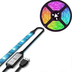 Controllable TV Backlight RGB Color-Changing Light Strings Kit Smart 5050 LED Strip PVC IP65