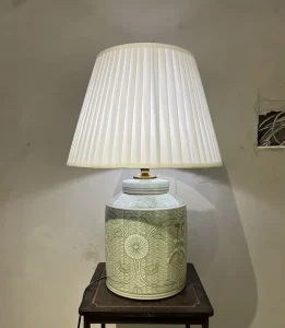 Copper Bedroom Table Lamp Bedside Jingdezhen Ceramic Living Room Decorated Table Lamps
