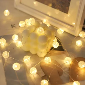 Copper LED Fairy Lights Battery Powered Multi-color String Lights for Indoor Wedding Party Christmas Garden Decorations