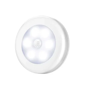 Cordless Battery Powered Night Stick Anywhere Closet Small Motion Sensor Over Cabinet Led Light Lotus Lamp