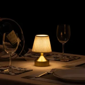 Cordless LED Table Lamp with Contact Charging Base