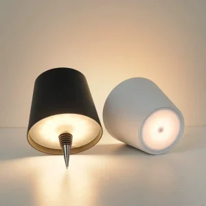 Cordless Rechargeable Bottle Lamp Waterproof LED Wine Any Bottle Wireless Portable Dimming Light Bars Outdoor Room Desk Lamp