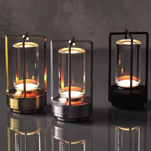 Cordless Rechargeable LED Desk Light 3 Levels Brightness Portable Metal Table Lamp for Restaurant Bar