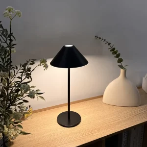 Cordless Table Lamp Modern LED Rechargeable Touch Desk Lamp Night Light for Coffee Table Restaurant Bedroom Camp