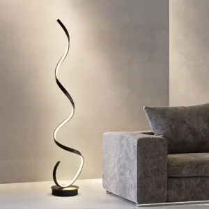 Corner Nordic Contemporary Creative Arc Smart Minimalist Hotel Living Room RGB Dance Floor Light Standing LED Modern Floor Lamp