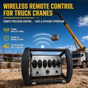 Crane Remote Control System Hydraulic Clutch Motor IP68 Waterproof 6 Joystick Proportional Wireless Remote Kit Industrial Remote