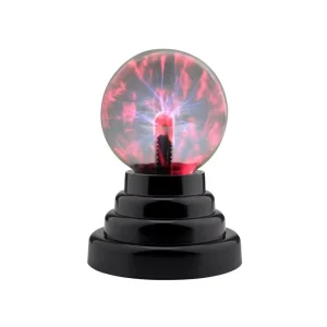 Creative 3 Inch AAA Battery USB Plug in Warm White ABS LED Plasma Ball Light Switch Control Home Night Light Atmosphere