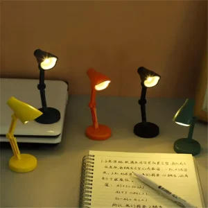 Creative Cordless Mini LED Folding Desk Light Magnetic Absorption Small Portable Reading Lamp