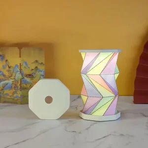 Creative Gift Portable Folding Atmosphere Mini Rotating LED Touch Magnetic Mounted Built in Battery Dimmable Night Light