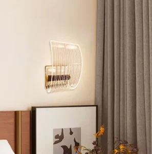 Creative Minimal LED Wall Lamps Modern Acrylic Iron Remote Control Dimmable High CRI 90 3000K 6000K Multi Use 220V