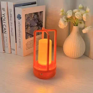 Creative Modern Ambient Light Bar Room Decor Night Light Cordless Bedside LED Table Lamp Rechargeable Touch Sensor Dimmable