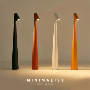 Creative Modern Bedroom Bar Light Luxury Reading Desk Lamp Type C Rechargeable Touch Control Portable Sustainable Desktop