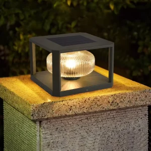 Creative Modern and Minimalist Outdoor Waterproof Garden Lamp Villa Landscape Aluminum Stainless Steel Column Light