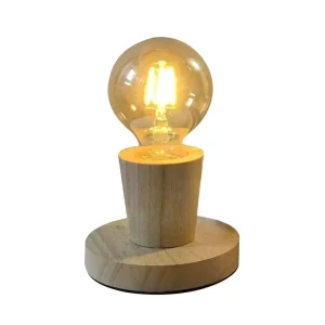 Creative Night Lights LED Wire Lighting European Lamps Style Solid Wood Headboard Lamp Base with E27 Open Plug DC Power Supply