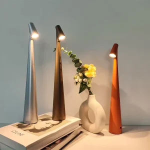 Creative Portable Charging Desk Lamp Three Level Adjustment LED Atmosphere Night Table Light