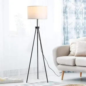 Creative Retro Fabric Living Room Sofa Floor Lamp Bedroom Bedside Floor Light
