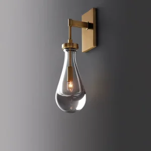 Creative Water Drop Crystal Wall Lamp