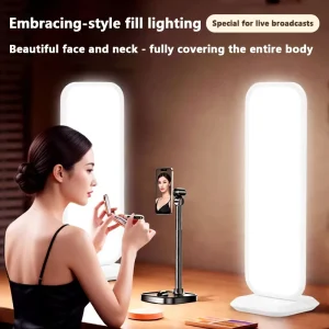 Cross border Beauty Enhancing Livestream Fill Light Moonlight Lamp Streamer’s Desk Top Chin Face Light Hair Highlighting Light