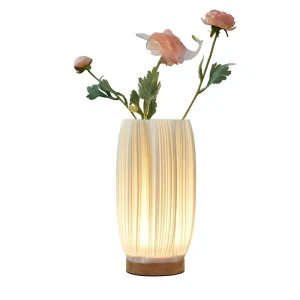 Cross border Charging Nordic style Desk Lamp Rechargeable Battery Dimmable Feature Eye protective Solid Wood Bedside Night Light