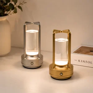 Crucifix Shaped Modern LED Night Light Cordless Rechargeable Touch Dimming Portable Flexible Eye Caring Simple Desk Lamp for