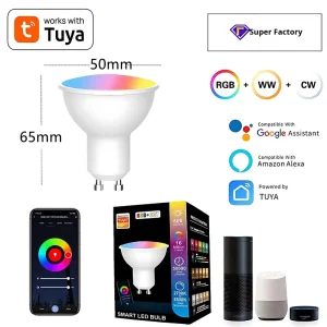 Crystal RGB LED Bulb 5W 10W 2835 SMD E27 AC 85-265V A60 with Remote for Garden
