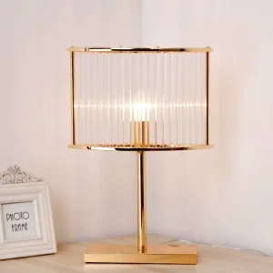 Crystal Table Lamp Glass Hotel Bedroom Beside Desk Lamp Office Table Light JY6210