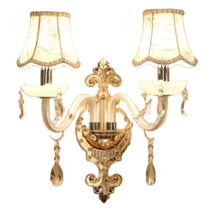 Crystal Wall Lamp Modern Simple Home Corridor Living Room Wall Lamp Bedroom Bedside Lamp Hotel Decoration LED Light