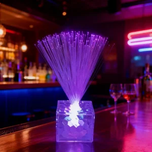 Cube Multicolor Changing Gradient LED Fiber Optic Starry Sky Night Light