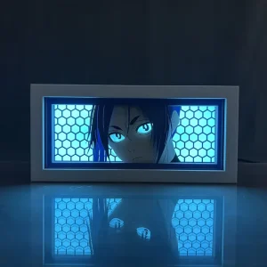 Custom Anime LED Night Light Paper Cut Lightbox With MDF Wood Frame 3D Illusion Lamp for Bedroom and Home Decoration