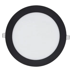 Custom Black Round or Square Ultra-Thin LED Panel Downlight 12V 24V Aluminum SMD2835 9W 12W 170mm 240mm 300mm