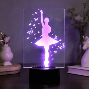 Custom Dance Girl Gift Pictures 3D Table Lamp USB LED 3D NightLight Novelty Gift Decorative Smart Indoor Lamp