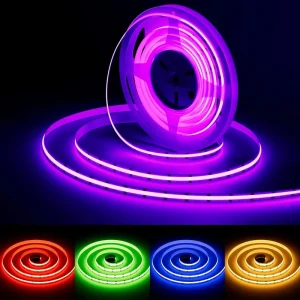 Custom Led Strip Manufacturers576 Chips m 672 Chips m 10mm 12W m 14W m Rgb Cob Led Strip Lights Low Voltage DC12v 24v