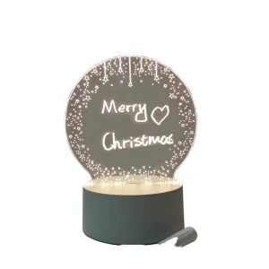 Custom Mini Quantity 3D Acrylic LED Table Lamp Cute LED Night Light for Promotion Gifts and Sales