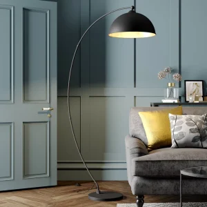 Custom Modern Linear LED Floor Lamp Personalized Minimalist Metal Arc for Hotel and Bedroom Lighting