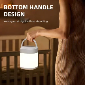 Custom ODM OEM Modern LED Rechargeable Adjustable Desk Lamp RGB 7 Color Remote Control Night Light Table Lamp for Bedroom