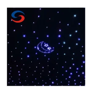 Custom RGB POF Star Ceiling Lights for Bedroom Party Decor Hotel Club Lighting