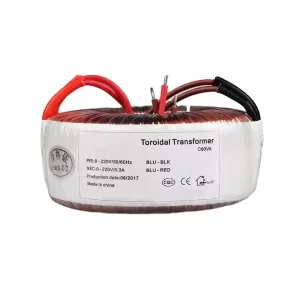 Custom Toroidal Transformer 1W-300W Low-Noise Audio Equipment Power Supply for HiFi Speaker Amplifier
