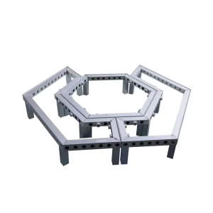 Custom Trade Show Exhibition Booth Hexagonal Display Stand Portable Event Promotion Structure