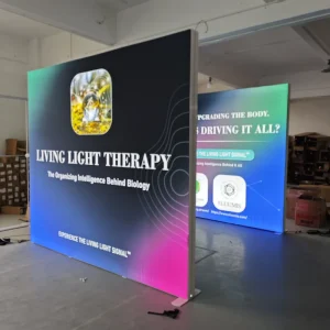 Custom Trade Show Stand Aluminum Frame SEG Profile Exhibition Booth Convention Center Light Box