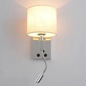 Custom made Background Wall Lamp Guest Room Double Light Hotel Project Nordic Modern Minimalist Bedside Spot Wall Lamps