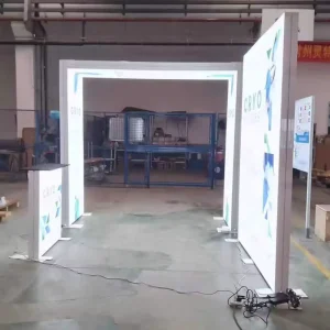Customizable Indoor Aluminum Fabric Display Booth Trade Show Exhibit Stand for Expo Events