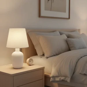 Customizable Lampshade Fabric Cordless Dining Table Light LED Rechargeable Dimmable Table Lamp