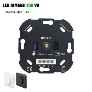 Customizable Options LED Lamps 1 160W Dimmer Switch Rotary Push on off Trailing Edge LED Dimmers